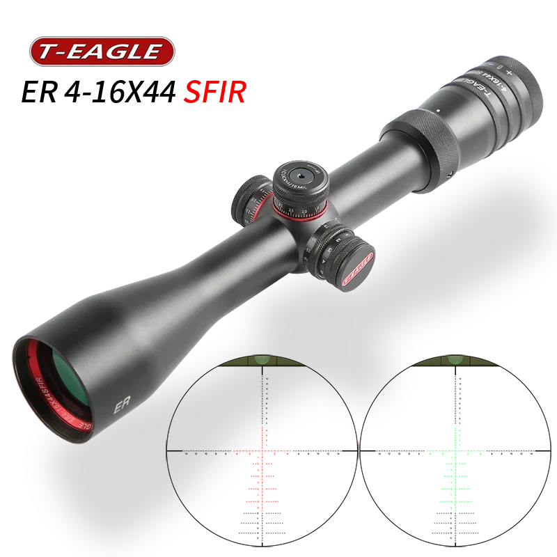 TEAGLE ER4-16x44sf Hunting Riflescopes Tactical Optical Sight Full Size Glass Etched Reticle RGB Illuminated Rifle Scope
TEAGLE ER4-16x44sf Hunting Riflescopes Tactical Optical Sight Full Size Glass Etched Reticle RGB Illuminated Rifle Scope