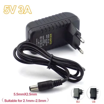5.5mmX2.5mm CCTV IP Camera Power Adapter Supply 100V-240V Converter adapter AC to DC 5V 3A 3000mA for LED Strip Lamp J17
5.5mmX2.5mm CCTV IP Camera Power Adapter Supply 100V-240V Converter adapter AC to DC 5V 3A 3000mA for LED Strip Lamp J17