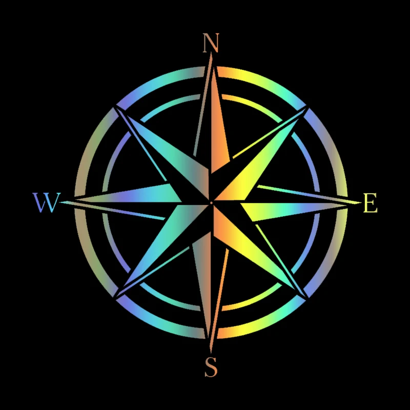 Compass Car Sticker Auto Decors on Car Body Bumper Rear Window Waterproof and Sunscreen Vinyl Decal,15CM*15CM
Compass Car Sticker Auto Decors on Car Body Bumper Rear Window Waterproof and Sunscreen Vinyl Decal,15CM*15CM