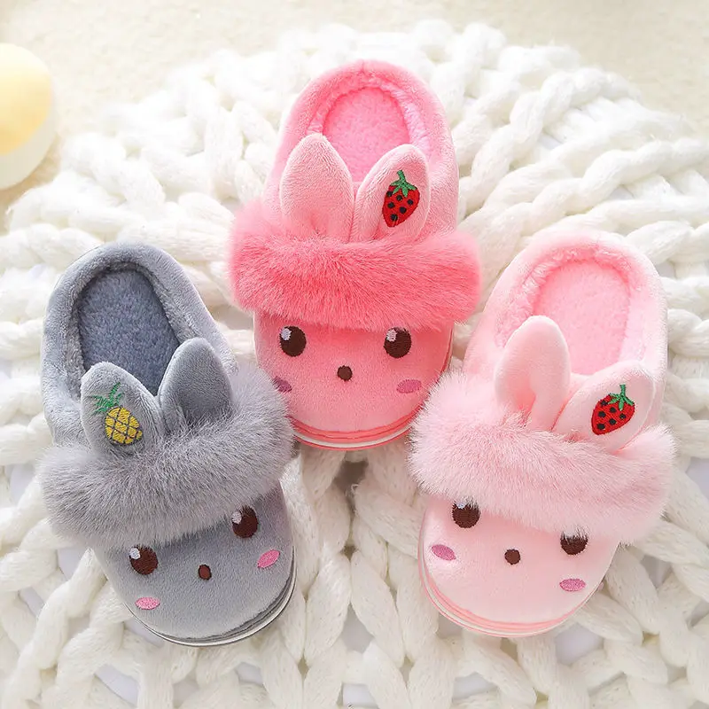 Baby Girl Slippers For Home Soft Winter Children's Slippers Rabbit Kawaii Plush Slippers Boys Winter Shoes Furry Slippers Kids
Baby Girl Slippers For Home Soft Winter Children's Slippers Rabbit Kawaii Plush Slippers Boys Winter Shoes Furry Slippers Kids