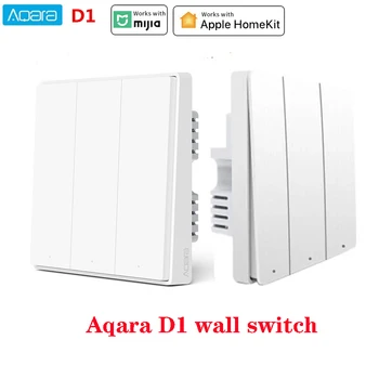 Aqara Wall Switch D1 ZigBee Smart Zero Line Fire Wire Light Remote Control Wireless Key Wall Switch Without Neutral Mijia Home
Aqara Wall Switch D1 ZigBee Smart Zero Line Fire Wire Light Remote Control Wireless Key Wall Switch Without Neutral Mijia Home