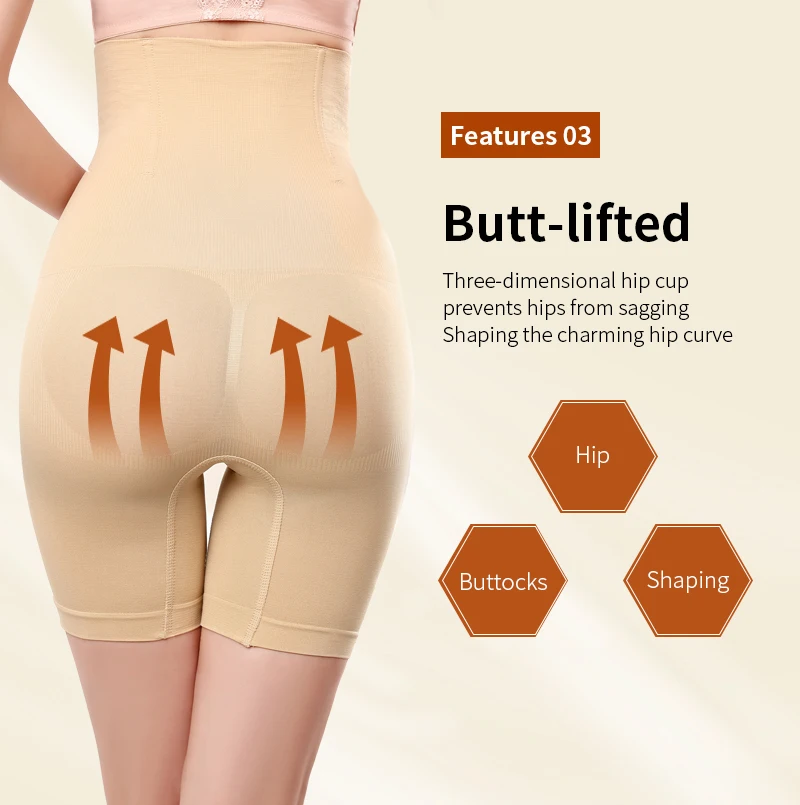 Butt Lifter Seamless Women High Waist Shaping Panties Slimming Tummy Control Panties Breathable Pant Briefs Shapewear Underwear Body Shaper Lady (19)