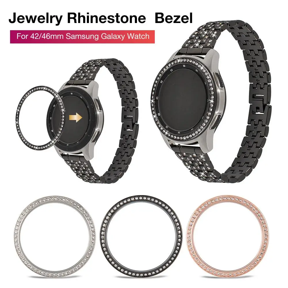 Rondaful For Samsung Galaxy Watch 42/46mm Bezel Ring Protection Smart Scratch Resistant Diamond Rubber Cover Bezel Accessories
Rondaful For Samsung Galaxy Watch 42/46mm Bezel Ring Protection Smart Scratch Resistant Diamond Rubber Cover Bezel Accessories