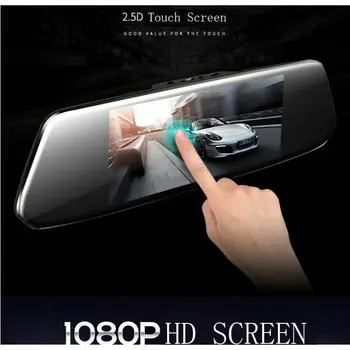 7 inch Car Rearview 1080p+720p Dual Lens Mirror DVR Camera Night Vision Dash Cam
7 inch Car Rearview 1080p+720p Dual Lens Mirror DVR Camera Night Vision Dash Cam
