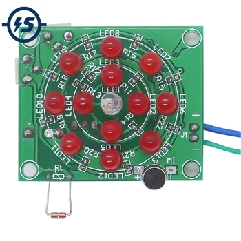 DIY Kit Analog Electronic Candle Lights Happy Birthday Thermal Sensor MIC Sound Control Simulation Candle
DIY Kit Analog Electronic Candle Lights Happy Birthday Thermal Sensor MIC Sound Control Simulation Candle