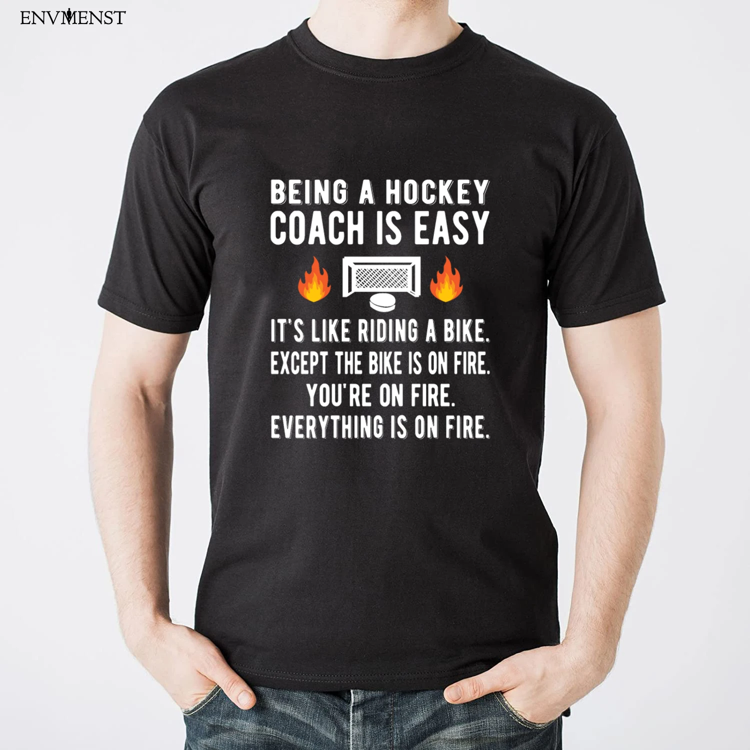 100% Cotton men's tee tops Funny Vintage Men's T Shirt Funny Ice Hockey Coach Gift Ice Hockey Coaching T-Shirt Unisex Streetwear
100% Cotton men's tee tops Funny Vintage Men's T Shirt Funny Ice Hockey Coach Gift Ice Hockey Coaching T-Shirt Unisex Streetwear
