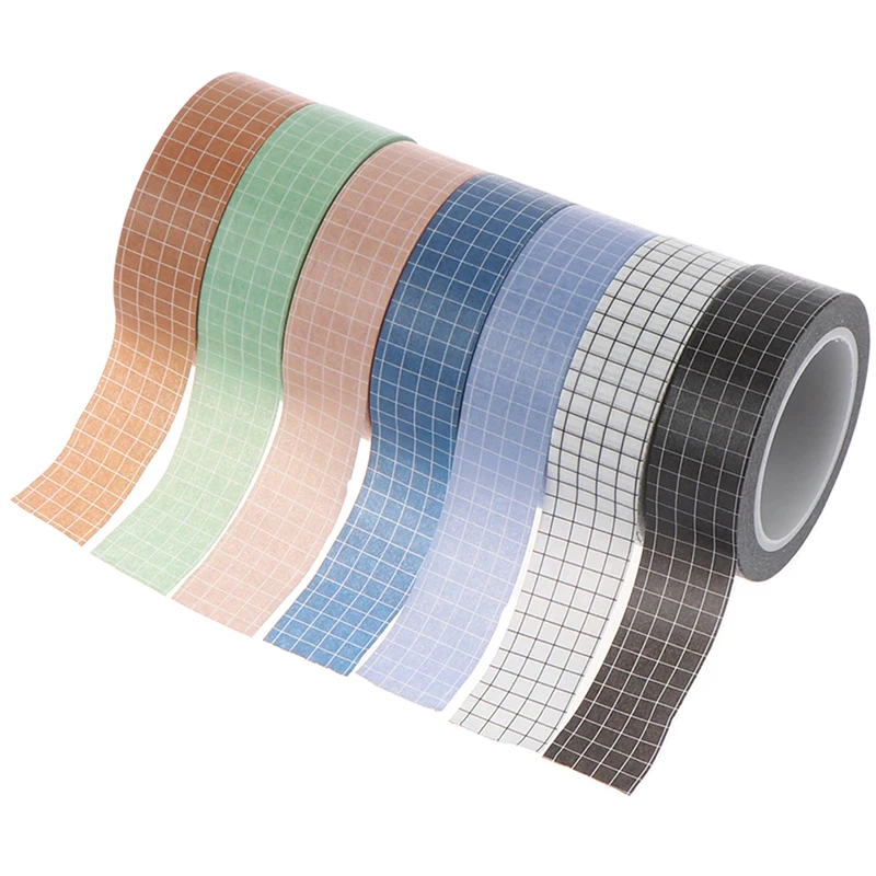 Colorful Grid Washi Paper Tape DIY Planner Masking Tape Adhesive Tapes Stickers Stationery Decorative Hot Sale
Colorful Grid Washi Paper Tape DIY Planner Masking Tape Adhesive Tapes Stickers Stationery Decorative Hot Sale
