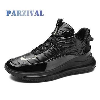 PARZIVAL High-top Autumn Winter Men Casual Shoes Breathable Comfortable Sneakers Shoes Flats Black Walking shoes 
PARZIVAL High-top Autumn Winter Men Casual Shoes Breathable Comfortable Sneakers Shoes Flats Black Walking shoes