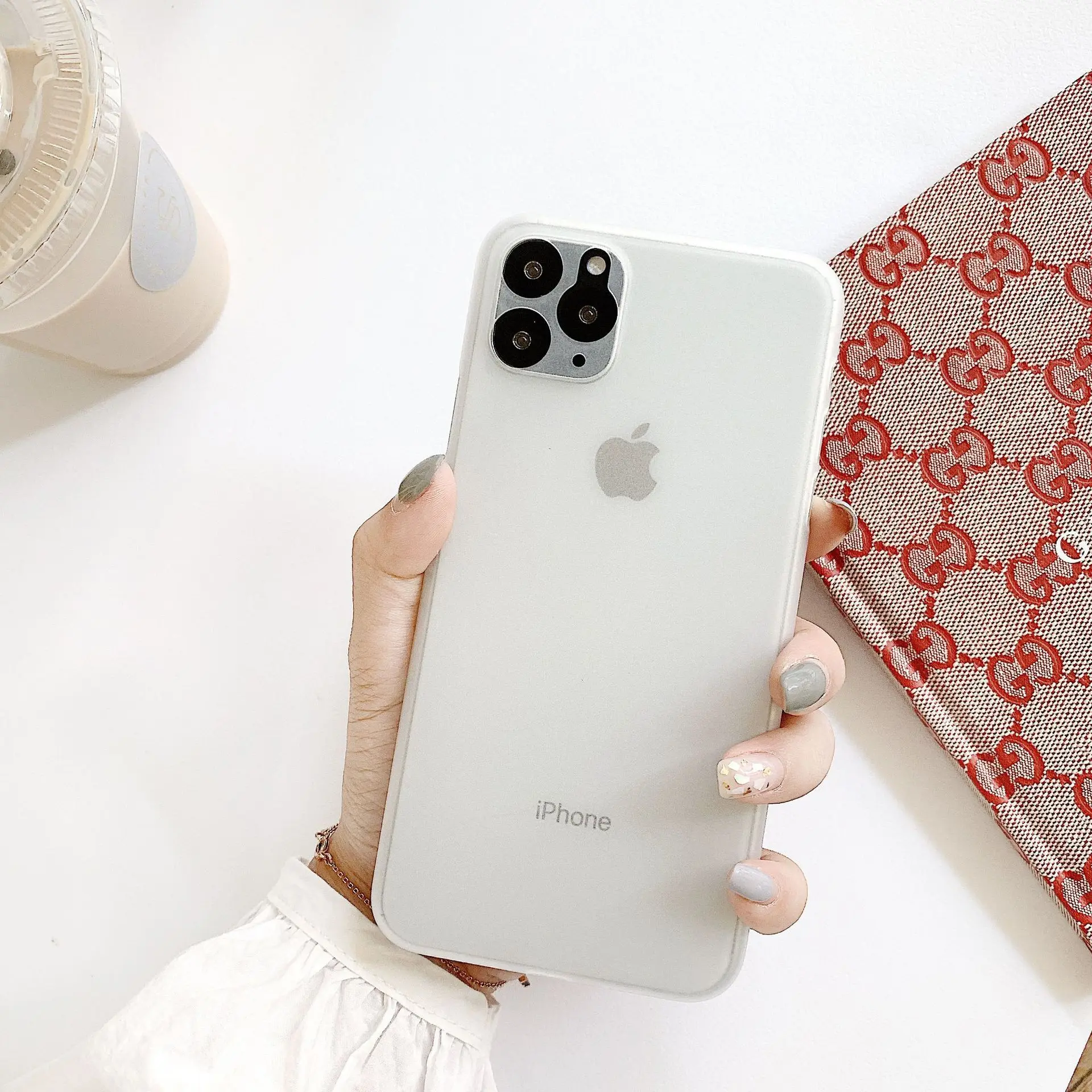 Ультратонкий матовый чехол для iphone 11Pro 11 Pro X XR XS MAX ультратонкая задняя крышка из