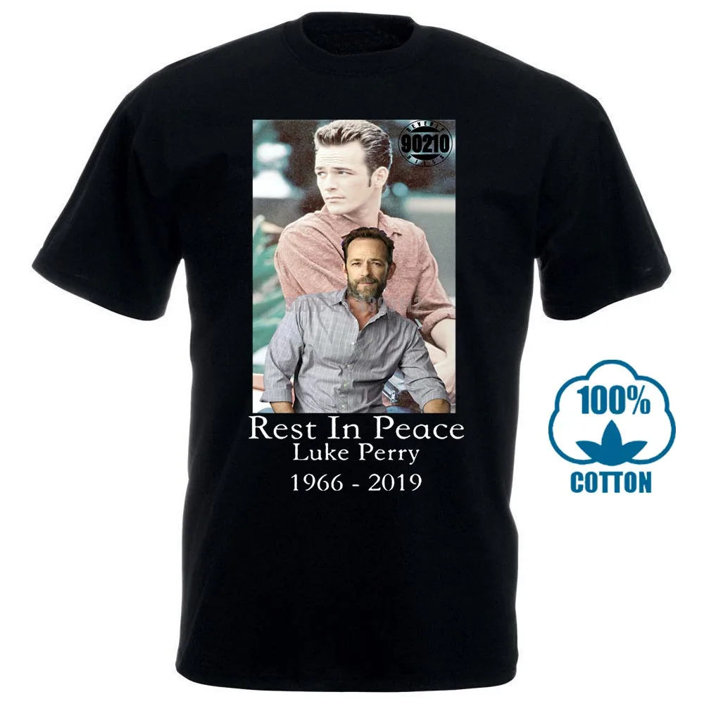 

Luke Perry 1966 2019 Beverly Hills 90210 Dylan Mckay Men Black T Shirt S 6Xl