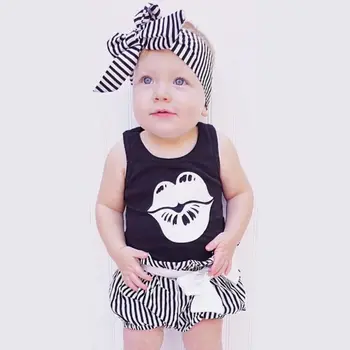 3PCS Set Newborn Baby Girl Clothes 2019 Summer Sleeveless Slip Romper +Striped Bloomers Bottom Outfit Toddler Kids Clothing
3PCS Set Newborn Baby Girl Clothes 2019 Summer Sleeveless Slip Romper +Striped Bloomers Bottom Outfit Toddler Kids Clothing