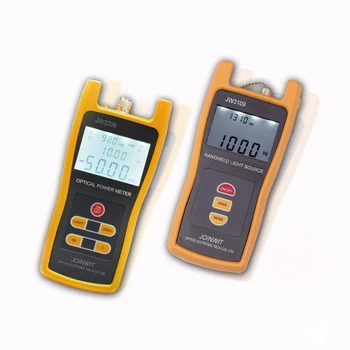 Fiber Optical Multimeter -50~+26dBm JW3208C Handheld Optical Power Meter with JW3109 Optical Light Source 1310/1550nm
Fiber Optical Multimeter -50~+26dBm JW3208C Handheld Optical Power Meter with JW3109 Optical Light Source 1310/1550nm
