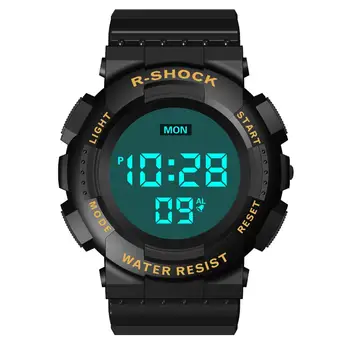 

HONHX Sports Watches Men Waterproof LED Digital Watch Fashion Casual Men's Wristwatches Multifuntion Clock Relogio Masculino