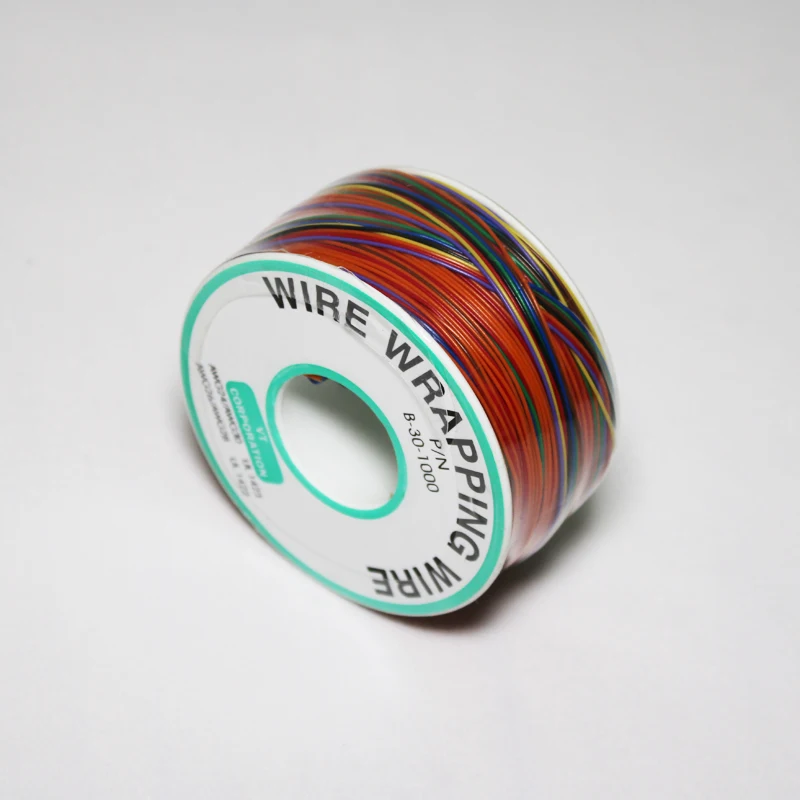 8 цветов луженая проволока 30AWG OK Line PCB Flying Jumper электрический провод для