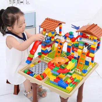 Large Size 248 Pcs Marble Race Run Labyrinth Castle Track Building Block and Table Slider Assembly Brick Educational Toy
Large Size 248 Pcs Marble Race Run Labyrinth Castle Track Building Block and Table Slider Assembly Brick Educational Toy
