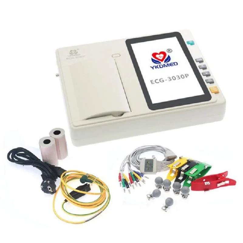 English Version of YKDmed Three Channel Electrocardiograph (with Standard Accessories)
English Version of YKDmed Three Channel Electrocardiograph (with Standard Accessories)