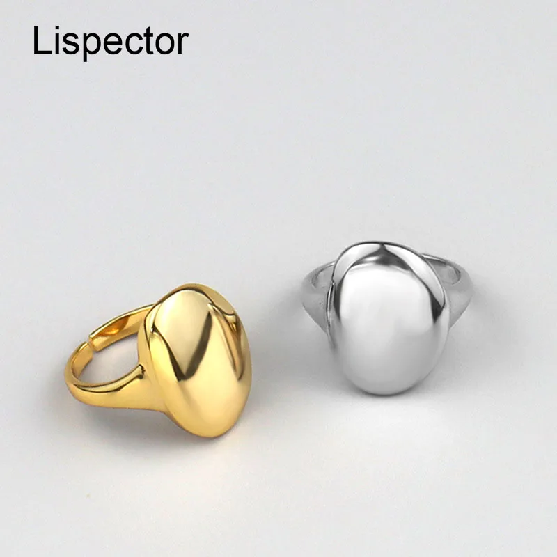 Lispector 925 Sterling Silver Simple Glossy Convex Surface Rings for Women Minimalist Rings Unisex Punk Hip Hop Party Jewelry 
Lispector 925 Sterling Silver Simple Glossy Convex Surface Rings for Women Minimalist Rings Unisex Punk Hip Hop Party Jewelry