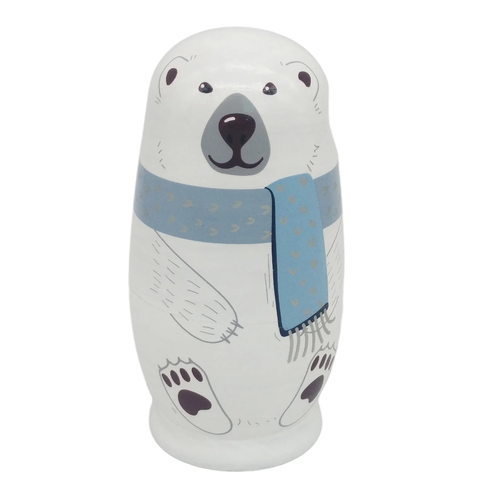 5 Pcs Russian Stacking Wooden Nesting Dolls Matryoshka Cartoon Animal Kids Toys 5 Pcs Russian Stacking Wooden Nesting Dolls Matryoshka Cartoon Animal Kids Toys