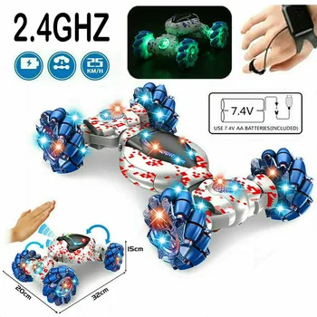 1:12 Rc Car 4WD Remote Control Stunt Car Gesture Induction Twisting Off-Road Vehicle Light Music Drift Dancing Driving RC Toys
1:12 Rc Car 4WD Remote Control Stunt Car Gesture Induction Twisting Off-Road Vehicle Light Music Drift Dancing Driving RC Toys