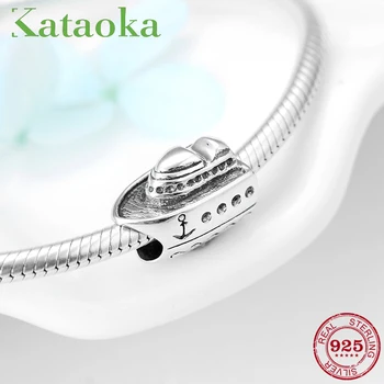 New 100% 925 Sterling Silver luxury Cruise ship With Anchor Beads Fit Charms Original European Bracelet Necklace Jewelry Making
New 100% 925 Sterling Silver luxury Cruise ship With Anchor Beads Fit Charms Original European Bracelet Necklace Jewelry Making