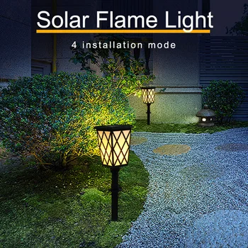 Solar Garden LED Light RGB Colorful Landscape Lighting Flame Lamp Outdoor Waterproof With Spiked Stand Lawn Decorative 2020
Solar Garden LED Light RGB Colorful Landscape Lighting Flame Lamp Outdoor Waterproof With Spiked Stand Lawn Decorative 2020