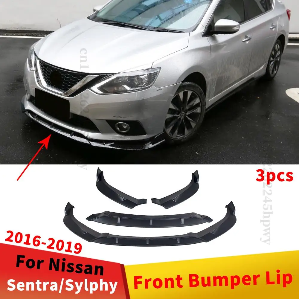 Tuning Accessories Splitter High Quality Front Bumper Lip Chin Cover Trim Deflector For Nissan Sentra Sylphy 2016 2017 2018 2019
Tuning Accessories Splitter High Quality Front Bumper Lip Chin Cover Trim Deflector For Nissan Sentra Sylphy 2016 2017 2018 2019