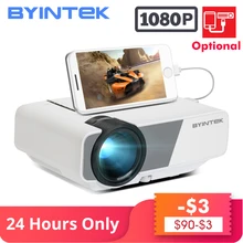 BYINTEK SKY K1/K1plus LED Draagbare Home Theater HD Mini Projector (Optionele Bedrade Sync Display Voor Iphone Ipad telefoon Tablet)(China)