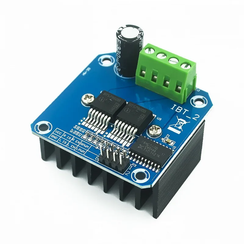 Intelligent Car Motor Accessories Module BTS7960 43A High Power Motor Driver Module Board Controls Semiconductor Refrigeration
Intelligent Car Motor Accessories Module BTS7960 43A High Power Motor Driver Module Board Controls Semiconductor Refrigeration