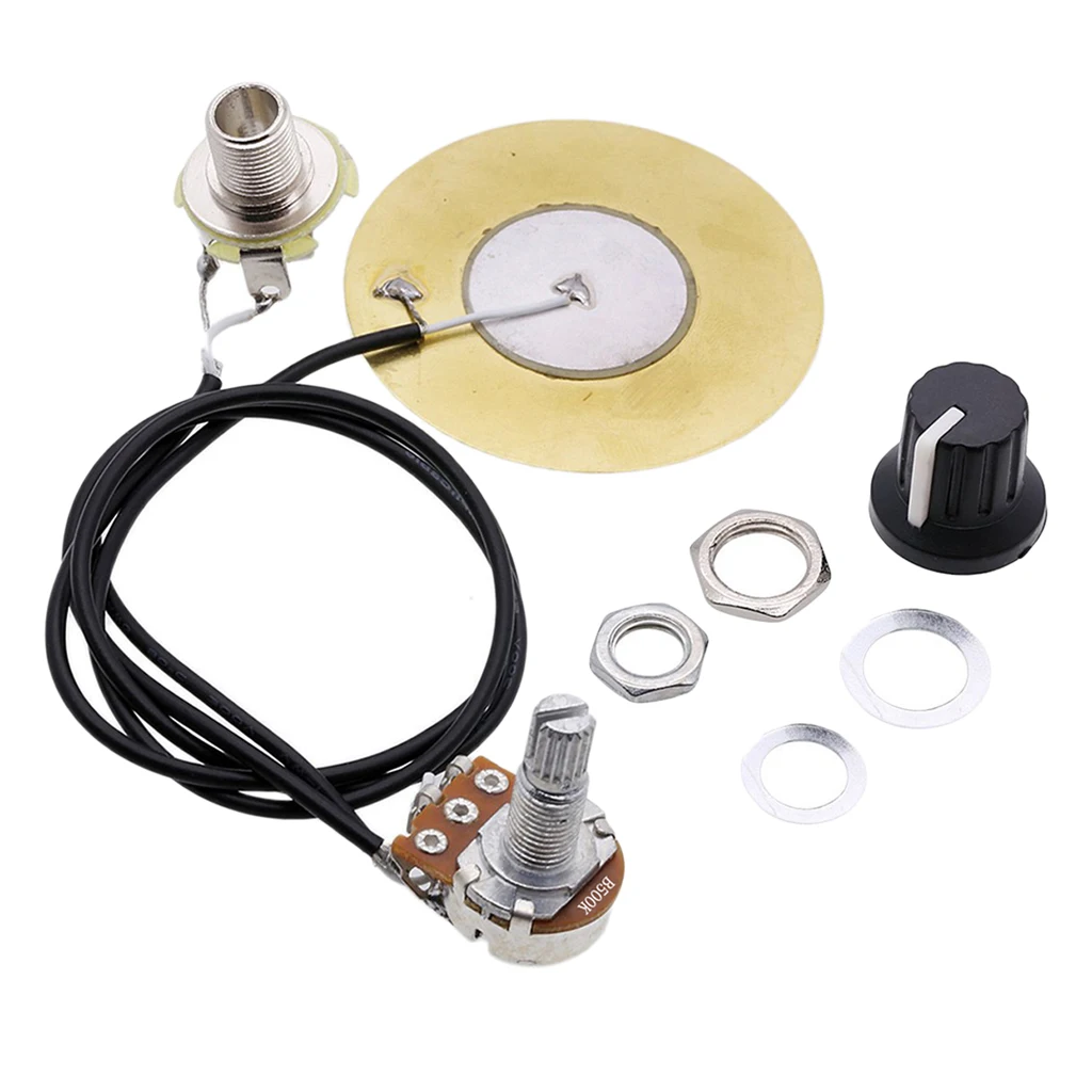 1 Set Acoustic Guitar Transducer Pickup Amplifier with 6.35mm Jack 1 Set Acoustic Guitar Transducer Pickup Amplifier with 6.35mm Jack