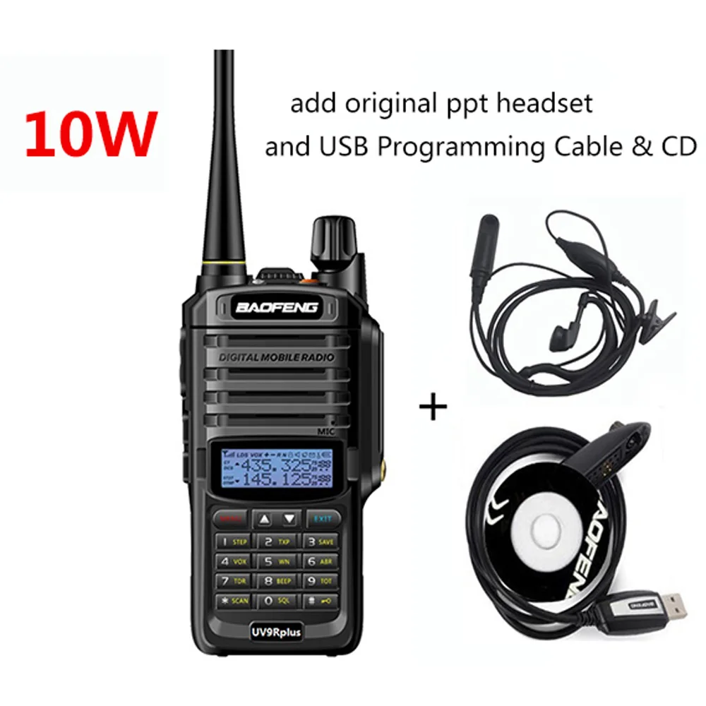Upgrade For Baofeng UV-9R Plus 50km Walkie Talkie 10W/15W Two Way Radio Vhf Uhf Ham Dual Display And Dual Standby
Upgrade For Baofeng UV-9R Plus 50km Walkie Talkie 10W/15W Two Way Radio Vhf Uhf Ham Dual Display And Dual Standby