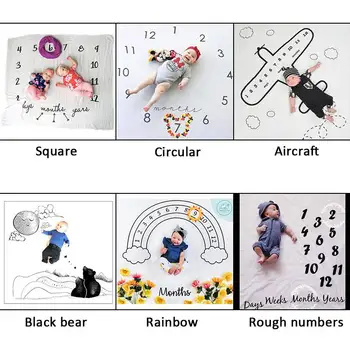 Infant Baby Monthly Blanket Baby Photo Props Blanket Newborn 1-12 Monthly Background Blanket Shower Blanket Aircraft Rainbow
Infant Baby Monthly Blanket Baby Photo Props Blanket Newborn 1-12 Monthly Background Blanket Shower Blanket Aircraft Rainbow