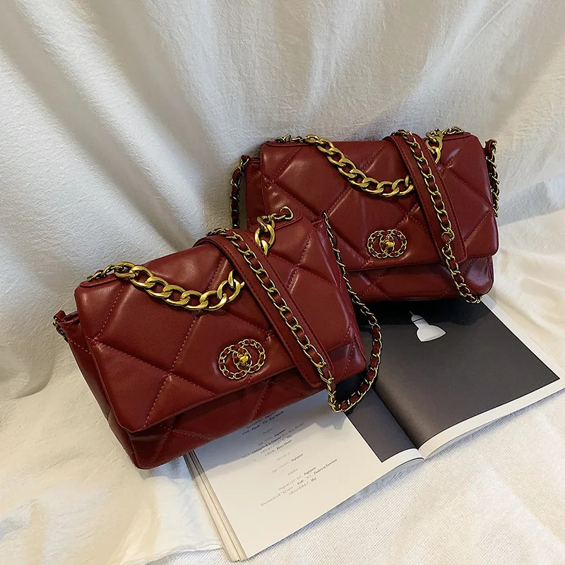 Graceful Rhombus Chain Bag Women's 2020 New Style Fashion Korean-style Autumn And Winter Versatile Shoulder Bag Chain Shoulder L
Graceful Rhombus Chain Bag Women's 2020 New Style Fashion Korean-style Autumn And Winter Versatile Shoulder Bag Chain Shoulder L