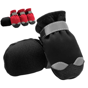 Winter Dog Shoes Reflective Warm Pet Dog Boots Waterproof Dog Rain Shoes Snow Booties For Medium Large Dog Pitbull Red Black
Winter Dog Shoes Reflective Warm Pet Dog Boots Waterproof Dog Rain Shoes Snow Booties For Medium Large Dog Pitbull Red Black