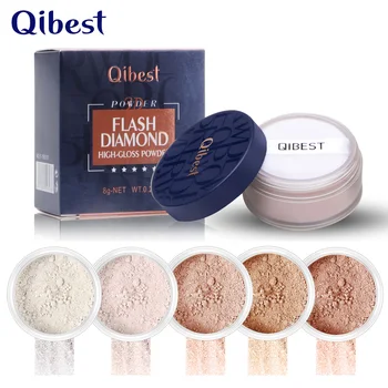 QiBest Highlight Loose Powder Flash Diamond High-gloss 3D Face Makeup Setting Oil-control Shimmer Glitter Highlighter Cosmetics
QiBest Highlight Loose Powder Flash Diamond High-gloss 3D Face Makeup Setting Oil-control Shimmer Glitter Highlighter Cosmetics