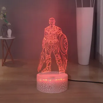 Marvel Movie Modern LED Children's Night Light Fashion Captain America Bedroom Table Lamp Bedside Lamp Cool Kids Birthday Gift
Marvel Movie Modern LED Children's Night Light Fashion Captain America Bedroom Table Lamp Bedside Lamp Cool Kids Birthday Gift
