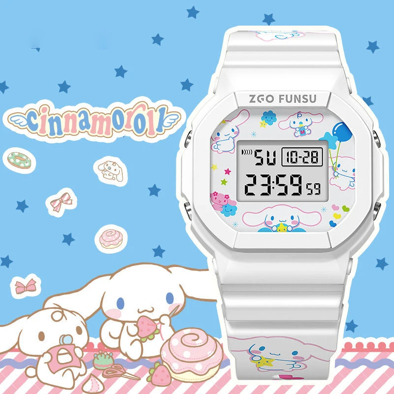 Аниме Kawaii охватывающий детский умный спортивный браслет My Melody Kitty Cinnamorol брелок часы будильник Игрушки для девочек Подарки
Аниме Kawaii охватывающий детский умный спортивный браслет My Melody Kitty Cinnamorol брелок часы будильник Игрушки для девочек Подарки