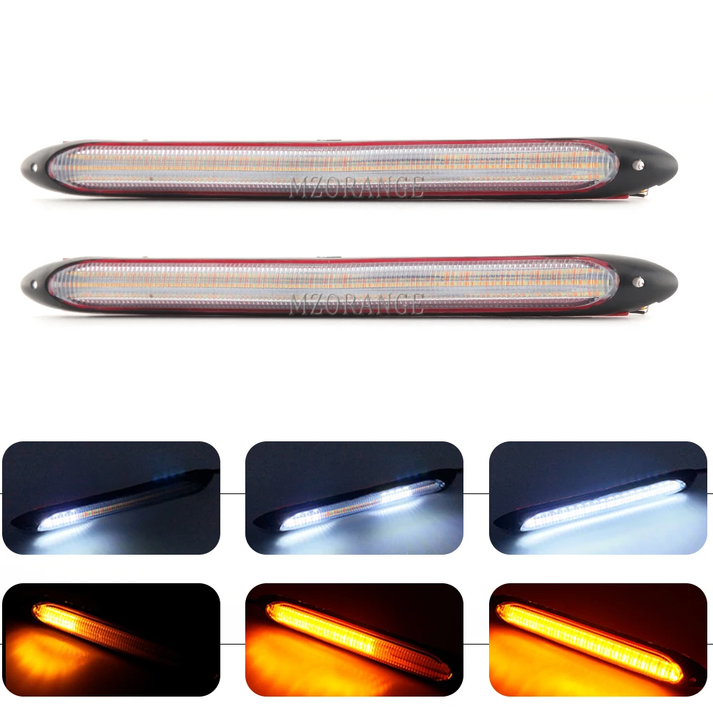 LED DRL Universal Car Daytime Running Light Scan Waterproof Headlight Strip Sequential Flow Yellow Turn Signal White DRL Light
LED DRL Universal Car Daytime Running Light Scan Waterproof Headlight Strip Sequential Flow Yellow Turn Signal White DRL Light