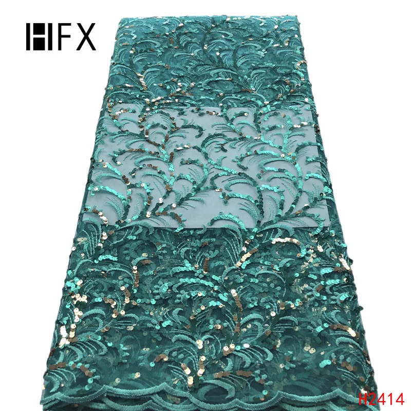 HFX African sequence lace fabric 2019 high quality mint Green French Nigeria tulle lace fabric with sequins free shipping H2414
HFX African sequence lace fabric 2019 high quality mint Green French Nigeria tulle lace fabric with sequins free shipping H2414