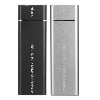 M2 SSD Case USB3.1 Type-C to M.2 NVMe Solid State Hard Drive Disk 10Gbps Enclosure External M.2 NVME M-Key SSD Enclosure HDD Box
M2 SSD Case USB3.1 Type-C to M.2 NVMe Solid State Hard Drive Disk 10Gbps Enclosure External M.2 NVME M-Key SSD Enclosure HDD Box