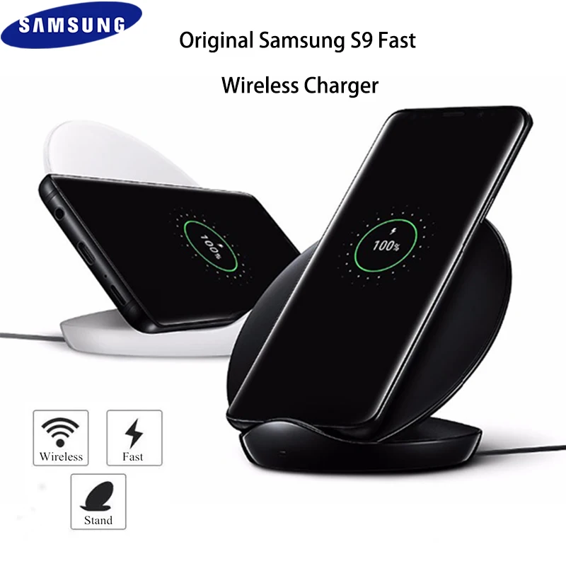Original Samsung S9 Fast Wireless Charger Qi Smart Quick Charge Type-C For Galaxy S10 S9 S8 Plus Note 10 9 8 pro iPhone X XR XS
Original Samsung S9 Fast Wireless Charger Qi Smart Quick Charge Type-C For Galaxy S10 S9 S8 Plus Note 10 9 8 pro iPhone X XR XS