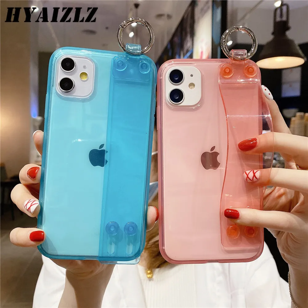 Clear Shockproof Phone Case for iPhone 11 Pro Max XS XR X 6 7 8 Plus SE2 Soft TPU Coque with Wrist Strap Stand Slim Back Cover
Clear Shockproof Phone Case for iPhone 11 Pro Max XS XR X 6 7 8 Plus SE2 Soft TPU Coque with Wrist Strap Stand Slim Back Cover