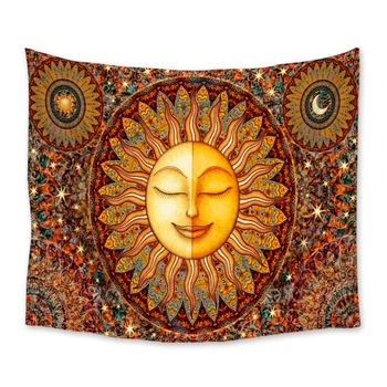 Sun and Moon Tapestry Burning Sun with Star Mandala Tapestries Psychedelic Mystic Wall Hanging Bedspread Blanket Throw Towel
Sun and Moon Tapestry Burning Sun with Star Mandala Tapestries Psychedelic Mystic Wall Hanging Bedspread Blanket Throw Towel