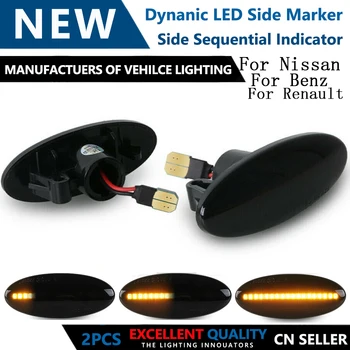 2Pcs Car Led Dynamic Side Marker Turn Signal Light For Nissan Cube Qashqai Juke Leaf Note Dualis Micra March X-Trail NP300 NV200
2Pcs Car Led Dynamic Side Marker Turn Signal Light For Nissan Cube Qashqai Juke Leaf Note Dualis Micra March X-Trail NP300 NV200