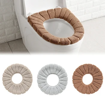 Hot Sale 1PC Thick Knitted Comfortable Toilet Seat Cover Washable Closestool Standard Pumpkin Pattern Bathroom Soft Toilet Mat 
Hot Sale 1PC Thick Knitted Comfortable Toilet Seat Cover Washable Closestool Standard Pumpkin Pattern Bathroom Soft Toilet Mat