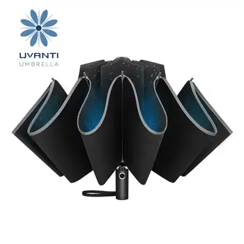 UVANTI Umbrella Inverted Umbrella Windproof Travel Umbrella with Teflon Coating, 10 Ribs Automatic Folding Umbrella 
UVANTI Umbrella Inverted Umbrella Windproof Travel Umbrella with Teflon Coating, 10 Ribs Automatic Folding Umbrella