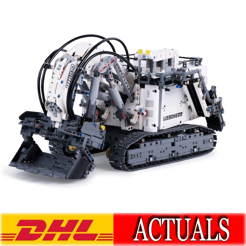 2020 New DHL Technology series Liebherrs R 9800 Excavator Compatible Model Building Kits Blocks Bricks Educational Kids Toy Gift
2020 New DHL Technology series Liebherrs R 9800 Excavator Compatible Model Building Kits Blocks Bricks Educational Kids Toy Gift