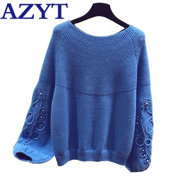 AZYT Autumn Solid Female Jumper Sweater 2020 New Long Sleeve Pearl Decoration Knit Pullover Tops Female Casual Sweater
AZYT Autumn Solid Female Jumper Sweater 2020 New Long Sleeve Pearl Decoration Knit Pullover Tops Female Casual Sweater