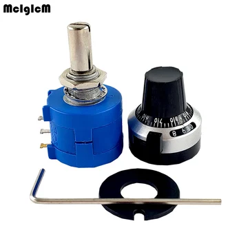 1 Sets 3590S-2 3590S Series Precision Multiturn Potentiometer 10 Ring Adjustable Resistor+ Turns Counting Dial 6.35mm Knob
1 Sets 3590S-2 3590S Series Precision Multiturn Potentiometer 10 Ring Adjustable Resistor+ Turns Counting Dial 6.35mm Knob