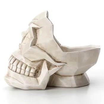 3D Skull Head Storage Box Figurine Skeleton Ornament Stationery Holder Makeup Storage Organizer Jewellery Box Home Decor M4232
3D Skull Head Storage Box Figurine Skeleton Ornament Stationery Holder Makeup Storage Organizer Jewellery Box Home Decor M4232