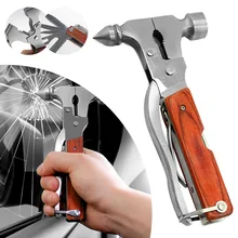 10 in 1 Pocket Hammer Multitool Stainless Steel Camping Gear Survival Tool with Knife Gadget Screwdriver Bottle Opener Cool
10 in 1 Pocket Hammer Multitool Stainless Steel Camping Gear Survival Tool with Knife Gadget Screwdriver Bottle Opener Cool